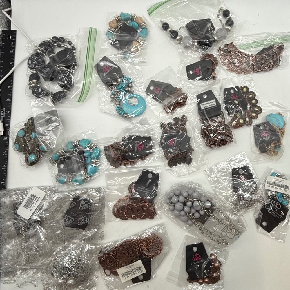 Paparazzi Jewelry Lot 20 pc New grab bag resale mixed costume lot Boho eclectic